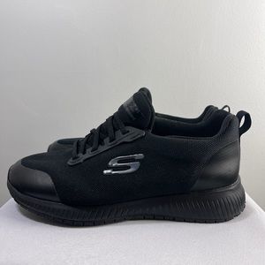 Skechers Work Women's Squad SR Slip Resistant Memory Foam Slip On Shoes size 7.5
